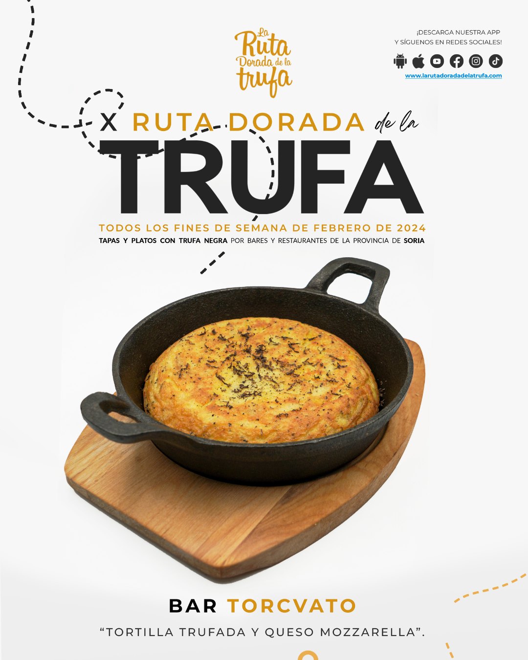 Receta de Tortilla de patata trufada