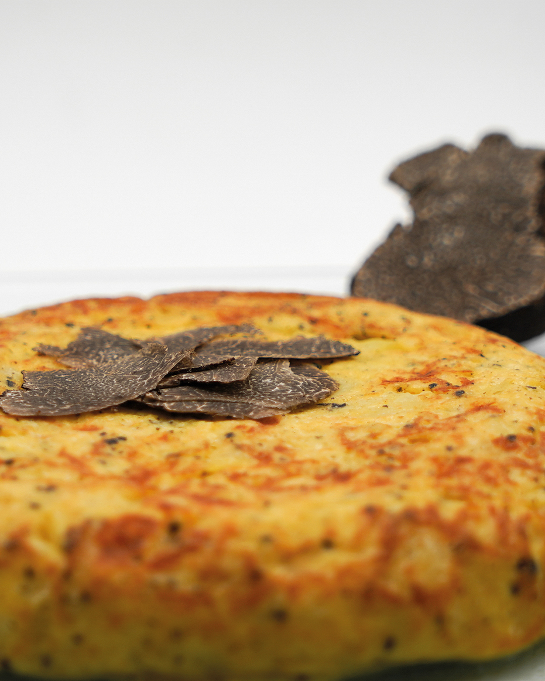Receta de Tortilla de patata trufada